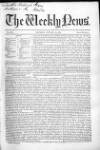 Douglas Jerrold's Weekly Newspaper Saturday 25 January 1851 Page 1