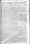 Weekly Intelligence Sunday 21 June 1818 Page 1