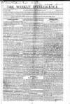 Weekly Intelligence Sunday 06 September 1818 Page 1