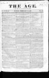 Age (London) Sunday 19 February 1826 Page 1