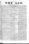 Age (London) Sunday 02 September 1827 Page 1