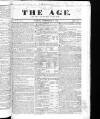 Age (London) Sunday 09 September 1827 Page 1