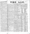 Age (London) Sunday 28 October 1827 Page 1