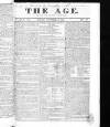 Age (London) Sunday 11 November 1827 Page 1