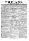 Age (London) Sunday 12 October 1828 Page 1