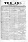 Age (London) Sunday 28 August 1831 Page 1