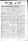 Age (London) Sunday 18 March 1832 Page 1
