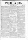 Age (London) Sunday 07 April 1833 Page 1