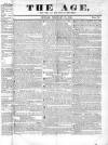 Age (London) Sunday 28 February 1836 Page 1