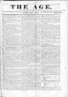 Age (London) Sunday 06 May 1838 Page 1