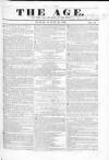 Age (London) Sunday 26 August 1838 Page 1