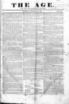 Age (London) Sunday 06 January 1839 Page 1
