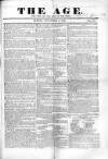 Age (London) Sunday 03 November 1839 Page 1
