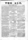 Age (London) Sunday 18 October 1840 Page 1