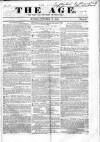 Age (London) Sunday 17 October 1841 Page 1