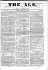 Age (London) Sunday 20 March 1842 Page 1