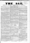 Age (London) Sunday 12 March 1843 Page 1