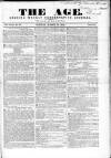 Age (London) Sunday 26 March 1843 Page 1