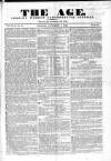Age (London) Sunday 01 October 1843 Page 1