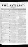 Satirist; or, the Censor of the Times Sunday 04 March 1832 Page 1