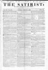 Satirist; or, the Censor of the Times Sunday 03 March 1833 Page 1