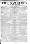 Satirist; or, the Censor of the Times Sunday 24 March 1833 Page 1