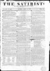 Satirist; or, the Censor of the Times Sunday 14 April 1833 Page 1