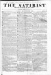 Satirist; or, the Censor of the Times Sunday 29 September 1833 Page 1