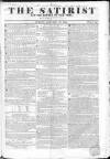 Satirist; or, the Censor of the Times Sunday 19 January 1834 Page 1
