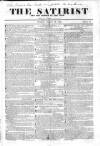 Satirist; or, the Censor of the Times Sunday 22 March 1835 Page 1