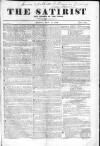 Satirist; or, the Censor of the Times Sunday 13 May 1838 Page 1