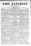 Satirist; or, the Censor of the Times Sunday 19 January 1840 Page 1