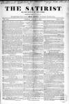 Satirist; or, the Censor of the Times Sunday 02 August 1840 Page 1
