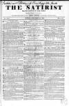 Satirist; or, the Censor of the Times Sunday 13 December 1840 Page 1
