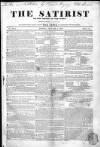 Satirist; or, the Censor of the Times Sunday 03 January 1841 Page 1