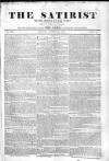 Satirist; or, the Censor of the Times Sunday 22 August 1841 Page 1