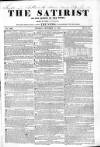 Satirist; or, the Censor of the Times Sunday 17 October 1841 Page 1