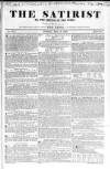 Satirist; or, the Censor of the Times Sunday 14 May 1843 Page 1
