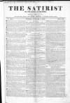 Satirist; or, the Censor of the Times Sunday 05 January 1845 Page 1