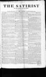 Satirist; or, the Censor of the Times Sunday 02 February 1845 Page 1