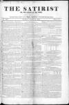Satirist; or, the Censor of the Times Sunday 02 March 1845 Page 1