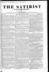 Satirist; or, the Censor of the Times Sunday 15 June 1845 Page 1