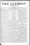 Satirist; or, the Censor of the Times Sunday 14 September 1845 Page 1