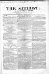 Satirist; or, the Censor of the Times Saturday 01 July 1848 Page 1