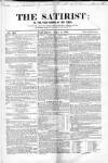 Satirist; or, the Censor of the Times Saturday 05 May 1849 Page 1