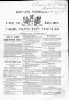 City of London Trade Protection Circular Monday 28 August 1848 Page 1