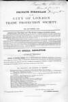 City of London Trade Protection Circular Saturday 14 October 1848 Page 21