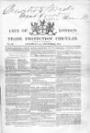City of London Trade Protection Circular Saturday 04 November 1848 Page 1