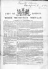 City of London Trade Protection Circular Saturday 18 November 1848 Page 1