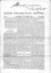 Trade Protection Record Saturday 14 April 1849 Page 1